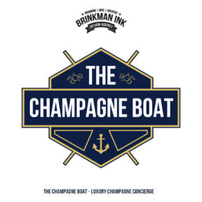 THE CHAMPAGNE BOAT LOGO